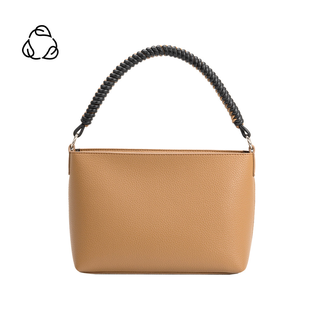 Nude Cindy Recycled Vegan Leather Crossbody Bag Melie Bianco
