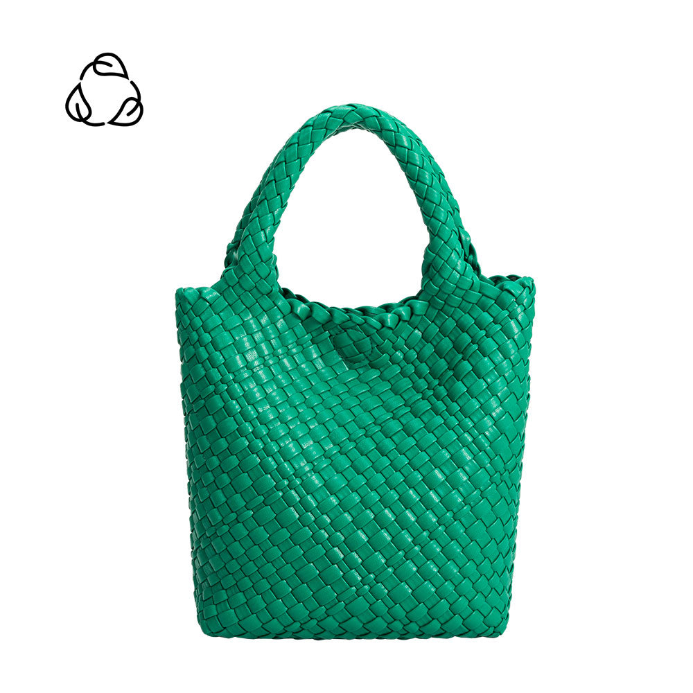Carrie Handbag Recycled Luxury Vegan Leather - Green Vegan Bags