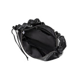 Reign Black Recycled Vegan Shoulder Bag