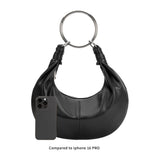 Corie Black Recycled Vegan Crossbody Bag