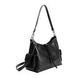 Rory Black Recycled Vegan Shoulder Bag