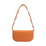 Inez Orange Recycled Vegan Shoulder Bag