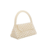 Morgan Pearl Beaded Top Handle Bag