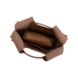 Tracy Woven Chocolate Recycled Vegan Shoulder Bag