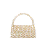 Morgan Pearl Beaded Top Handle Bag