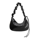 Reign Black Recycled Vegan Shoulder Bag