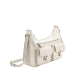 Fawn Bone Vegan Leather Shoulder Bag