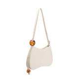 Pilar Ivory Recycled Vegan Shoulder Bag