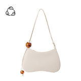 Pilar Ivory Recycled Vegan Shoulder Bag