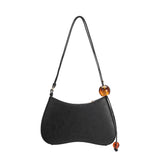 Pilar Black Recycled Vegan Shoulder Bag