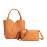 Tulip Orange Recycled Vegan Top Handle Bag