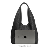 Farrow Black Recycled Vegan Tote Bag