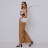 Bambi Ivory Recycled Vegan Shoulder Bag