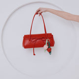 Bowie Red Recycled Vegan Shoulder Bag