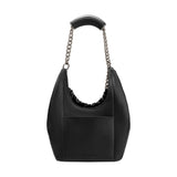 Kinsley Black Recycled Vegan Shoulder Bag