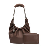 Kinsley Chocolate Recycled Vegan Shoulder Bag