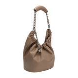 Kinsley Taupe Recycled Vegan Shoulder Bag