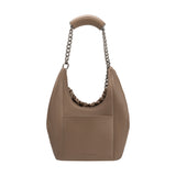 Kinsley Taupe Recycled Vegan Shoulder Bag