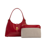 Caroline Red Recycled Vegan Shoulder Bag