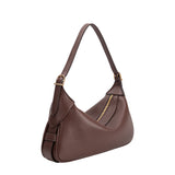 Nicolette Espresso Recycled Vegan Shoulder Bag