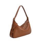 Nicolette Saddle Recycled Vegan Shoulder Bag