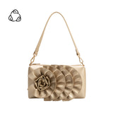 Florence Gold Recycled Vegan Shoulder Bag