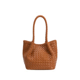 Anahi Saddle Recycled Vegan Woven Top Handle Bag