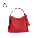 Felicity Red Recycled Vegan Crossbody Bag