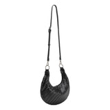 Justine Black Recycled Vegan Crossbody Bag