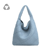 Johanna Blue Large Recycled Vegan Shoulder Bag