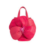 Monroe Fuchsia Flower Top Handle Bag