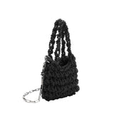 Norma Black Mini Beaded Crossbody Bag