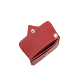 Lovell Red Vegan Card Case