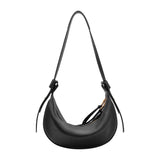 Hayden Black Recycled Leather Crossbody Bag