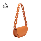 Inez Orange Recycled Vegan Shoulder Bag