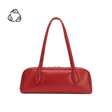 Serafina Red Recycled Vegan Shoulder Bag