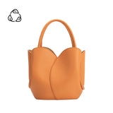 Tulip Orange Recycled Vegan Top Handle Bag