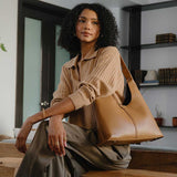 Carmen Beige Recycled Vegan Tote Bag