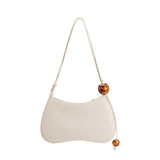 Pilar Ivory Recycled Vegan Shoulder Bag