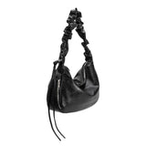 Reign Black Recycled Vegan Shoulder Bag