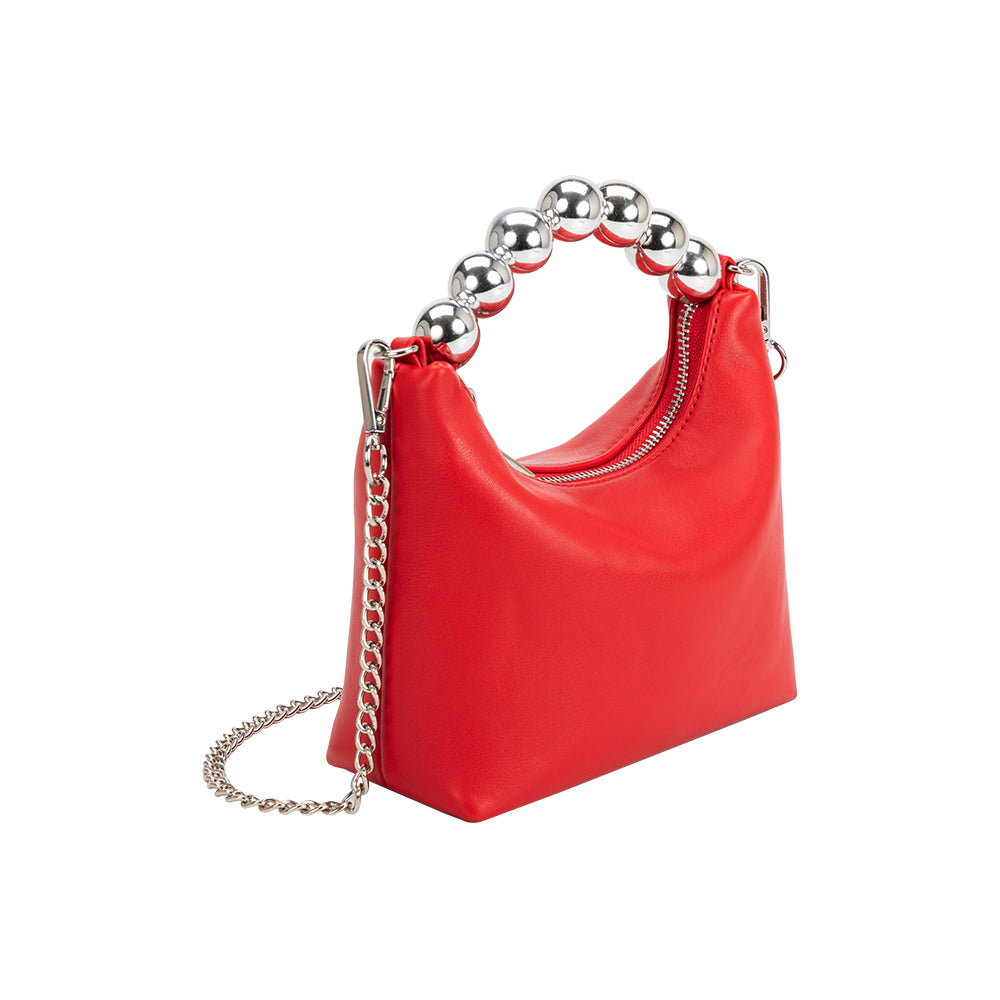 Red Esme Recycled Bianco | Melie Bag Top Handle Vegan Leather