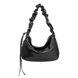 Reign Black Recycled Vegan Shoulder Bag