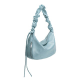 Reign Blue Recycled Vegan Shoulder Bag