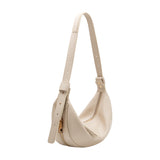 Hayden Ivory Recycled Leather Crossbody Bag