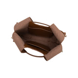 Tracy Woven Chocolate Recycled Vegan Shoulder Bag