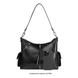 Rory Black Recycled Vegan Shoulder Bag