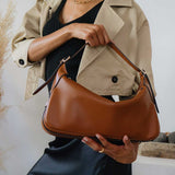 Nicolette Saddle Recycled Vegan Shoulder Bag