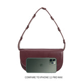 Inez Rust Recycled Vegan Shoulder Bag