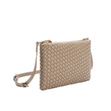 Daisy Taupe Woven Recycled Vegan Crossbody