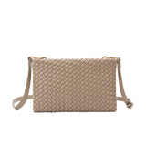 Daisy Taupe Woven Recycled Vegan Crossbody